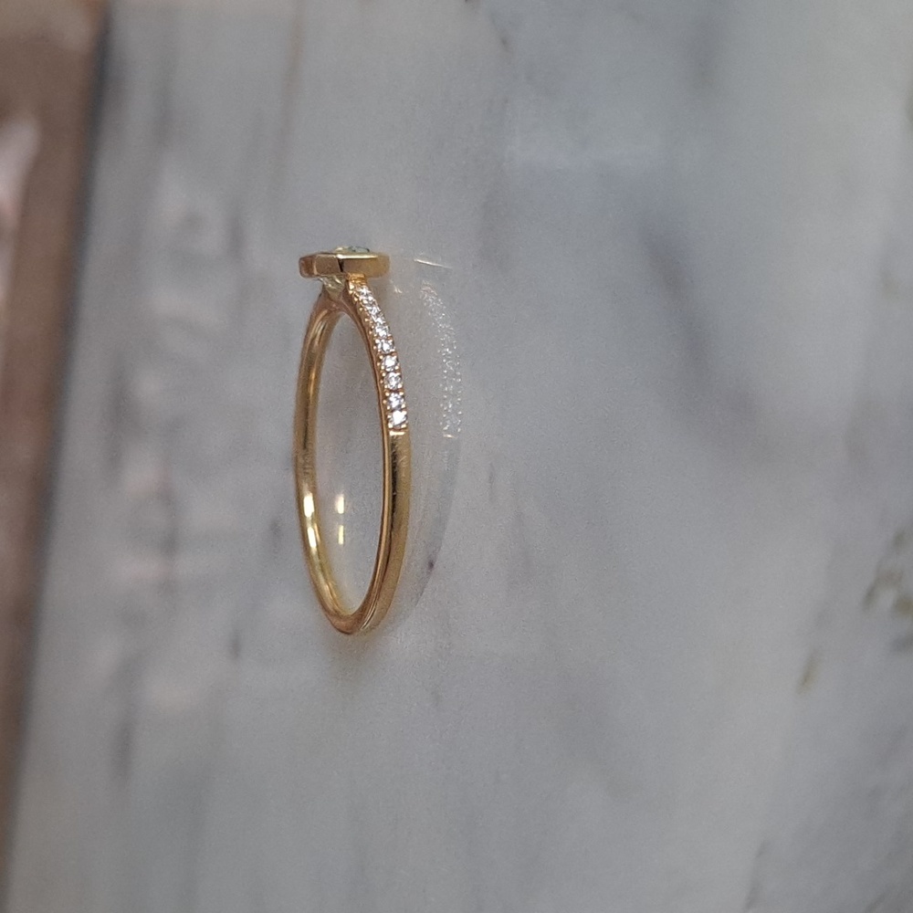 Bony Levy 18K gold prasiolite ring - Picture 3 of 16